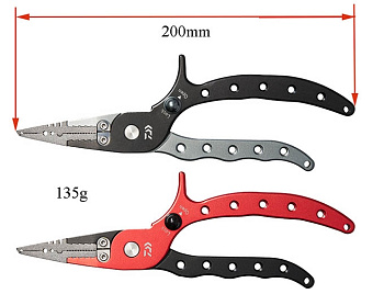 Картинка: плоскогубцы daiwa aluminum pliers α200h lock
