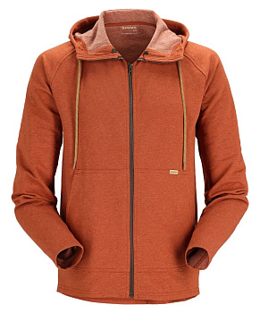 Картинка: толстовка simms vermilion full-zip hoody clay heather