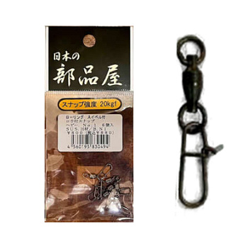 Картинка: вертлюжок с паяной застежкой sugihara brazed rolling swivel