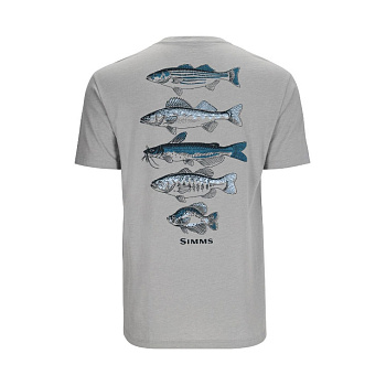 Картинка: футболка simms species t-shirt cinder heather