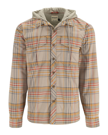 Рубашка Simms Coldweather Hoody Stone Neo Plaid
