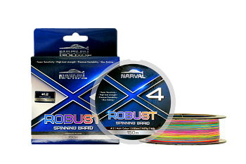 Картинка: шнур narval fishing robust x4 pe 150m multicolour