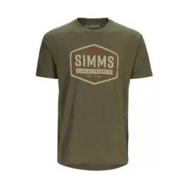 Футболка Simms Fly Patch T-Shirt Military Heather